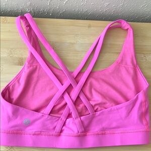 lululemon athletica Pink Sports Bra EUC